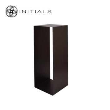 Flower Stand Metal Anodic Brown Square