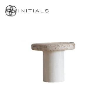 Side Table Aimée Lizea Travertin