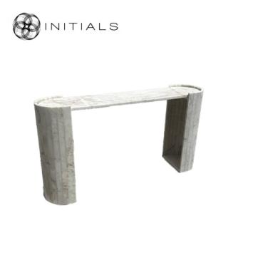 Side Table Luna Marble White Rosa