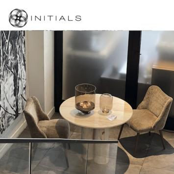 Dining Table Gamma Marble White Rosa