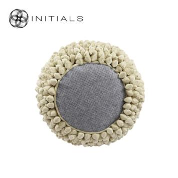 Poof Pebble Moon White Round