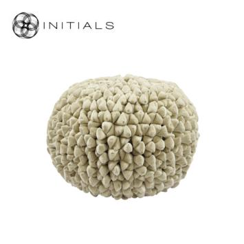 Poof Pebble Moon White Round