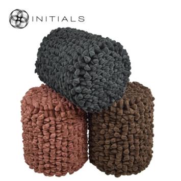 Poof Pebble Hazelnut Brown Cylinder