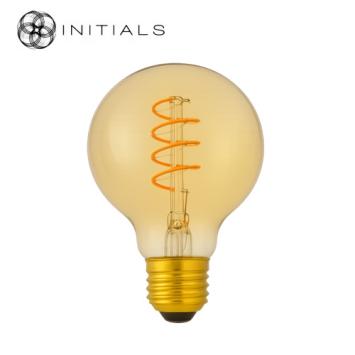 Light Bulb Globe G80 LED Spiraal Flame Dimmable