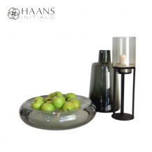 Vase Bottle Smoke Glass Middle