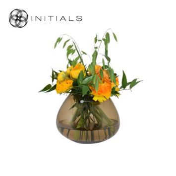 Vase | Candleholder Bol Topaz Glass