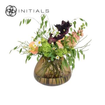 Vase | Candleholder Bol Topaz Glass