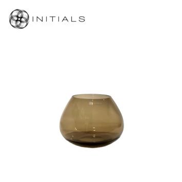 Vase | Candleholder Bol Topaz Glass