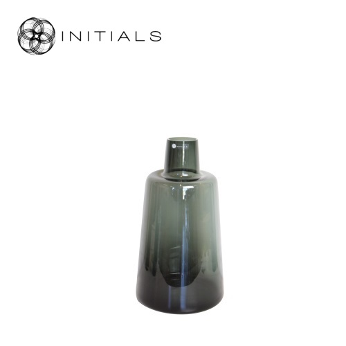 Vase Bottle Smoke Glass Middle
