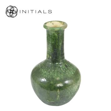 Vase Tamegroute Bol with Neck Green