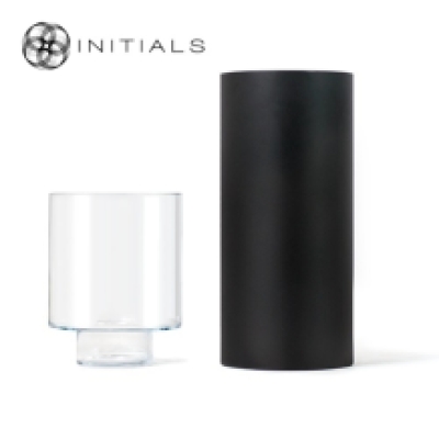 Stand Solid Metal Black Round
